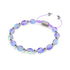 Éclair violet | Bracelet Oeuf Océan Verre Sirène